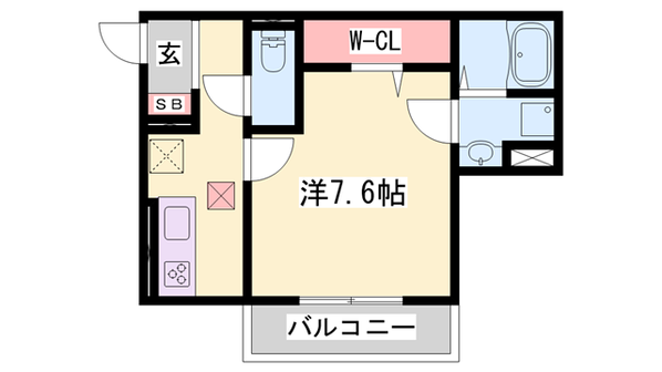 西明石駅 徒歩12分 1階の物件間取画像